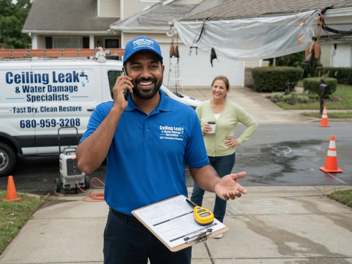 Ceiling Leak Cleanup Eufaula, OK FAQs